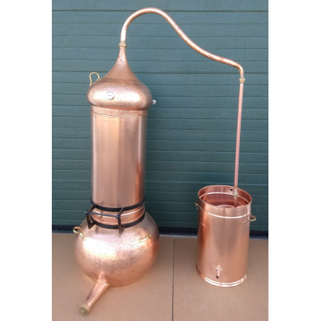 Column Copper alambic 100 litres Thermometer included