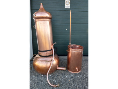 Column Copper Still and Distiller 200 litres Thermometer included