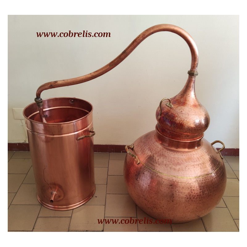 alambique de cobre tradicional 100 litros