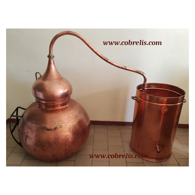 Alambique de cobre litros tradicional | Cobrelis Sin termometro