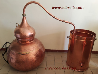 Copper Traditional Pot Still to 300 liters