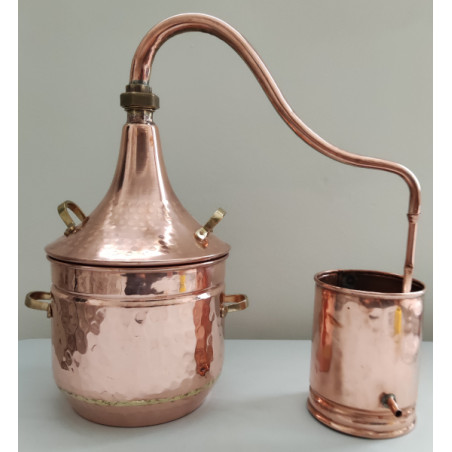 Copper Pot Still or Distiller for Plants of 5 liters