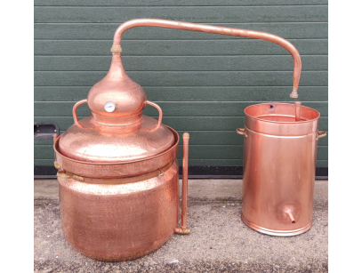 Copper Bain Marie Distiller 150 litres