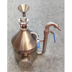 Stainless steel alembic for professional oil distillation