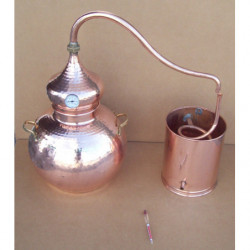 Alambic traditionnel 30 litres, Thermomètre et Alcoomètre