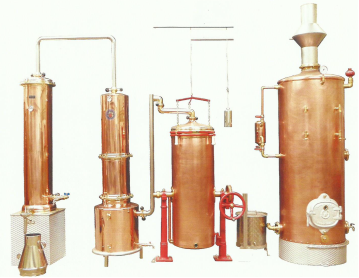 destileria de cobre al vapor de 1 columna